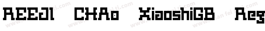 REEJI CHA0 XiaoshiGB Regular字体转换